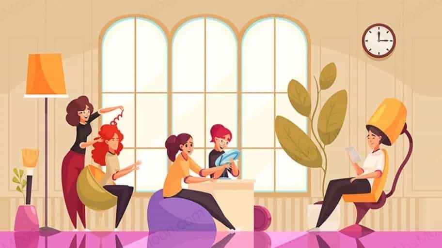انواع خدمات سالن زیبایی